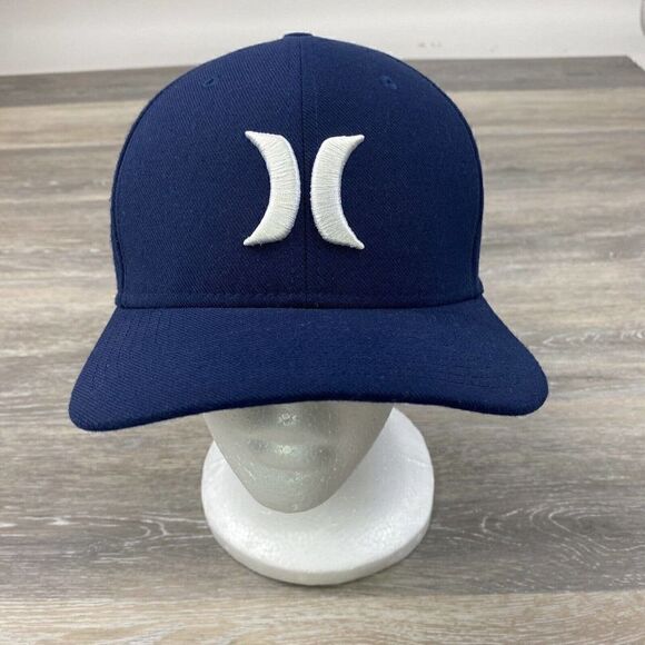Hurley Men's Baseball Cap Black - Stretch Fit M/L - Picture 1 of 7